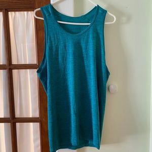 Men’s lululemon metal tech tank large green